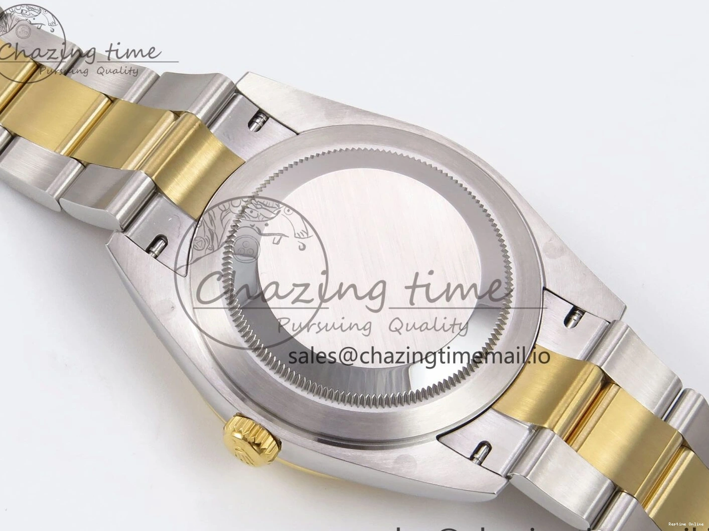 0215 DateJust 41 126333 EWEF Best Edition YG Stick Dial on SS YG Oyster Bracelet A Durable 971